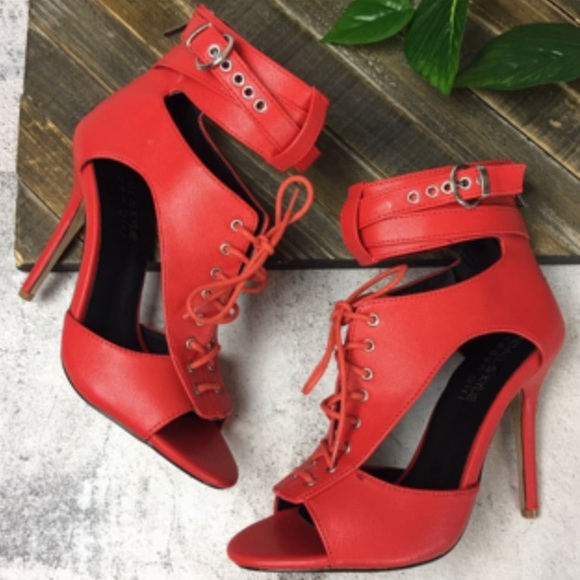 Kendall & Kylie Shoes - Kendall and Kylie red heel